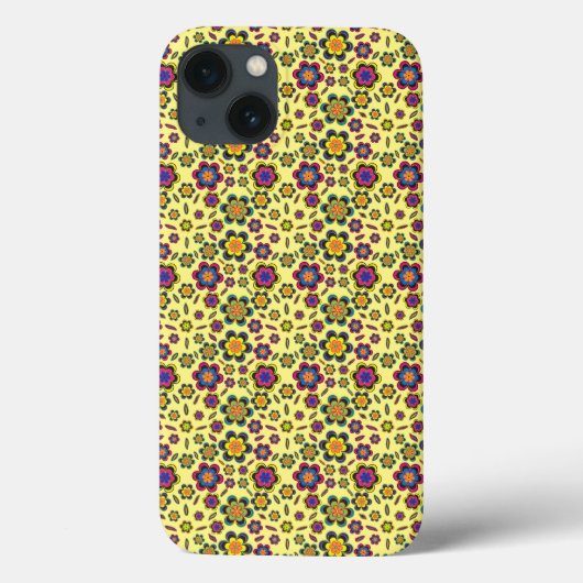 Paisley Bloem Ontwerp Patroon Aanpasbare Hoezen (Achterkant)