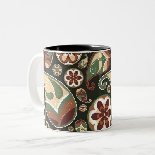 Paisley & Bloemen Mok (Voorkant links)