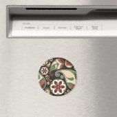 Paisley & Bloemenmagneet Magneet (Insitu (Vaatwasser))