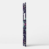 Paisley bloemenontwerp met vierkante zak. Case-Mate iPhone case (Achterkant / Rechts)