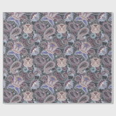  Paisley Bloemenpatroon  Cadeaupapier (Vlak)