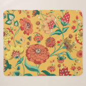 Paisley bloementuin Sherpa Deken (Voorkant (horizontaal))