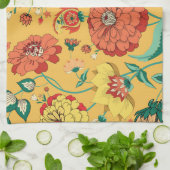 Paisley bloementuin Theedoek (Gevouwen)