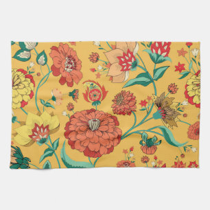 Paisley bloementuin Theedoek