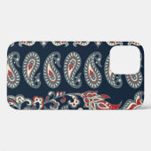 Paisley bloemmotief, damast motief. Case-Mate iPhone case (Achterkant (horizontaal))