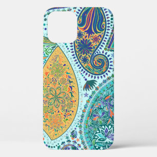 Paisley  bloemmotief, etnische naadloze achtergron Case-Mate iPhone case