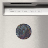 Paisley Blue Magneet (Insitu (Vaatwasser))