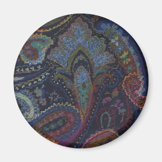 Paisley Blue Magneet (Voorkant)