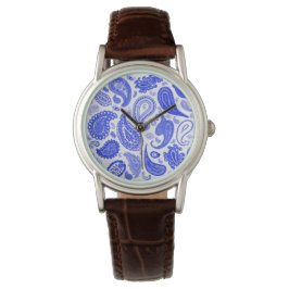 Paisley Blue Mode horloge van Julie Everhart