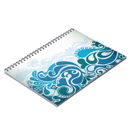 Paisley Blue Notitieboek (Linkerzijde)