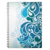 Paisley Blue Notitieboek (Voorkant)