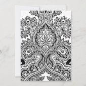 Paisley-boog uitnodiging (Achterkant)