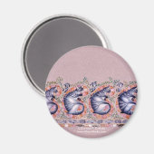 Paisley Border, Paisley Border Darlene P... Magneet (Voorkant / Achterkant)