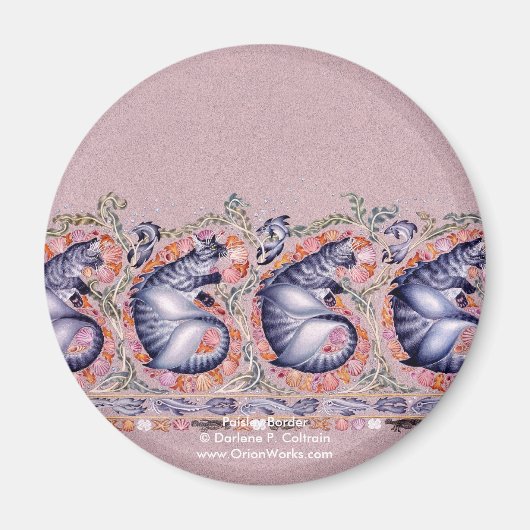 Paisley Border, Paisley Border Darlene P... Magneet (Voorkant)
