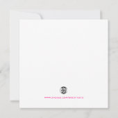 Paisley Bridal Shower-uitnodiging Kaart (Achterkant)