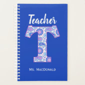 Paisley Brief aan de Leraren Dagelijkse Planner (Voorkant)