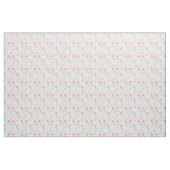 Paisley Bright Boho Folk Pattern op wit Stof (Yard (91,4 cm))