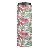 Paisley Bright Monogram | Thermische getumbler Thermosbeker (Achterkant)