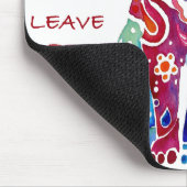 Paisley Cat in Blue en Paars Muismat (Hoek)