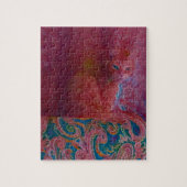 Paisley Cat Puzzle Legpuzzel (Verticaal)