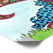 Paisley Cat Tree of Life Poster (Hoek)