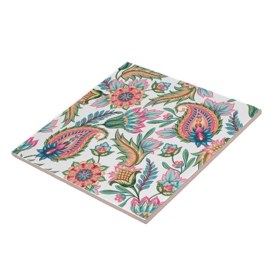 Paisley Ceramic Tegel Tegeltje (Zijkant)