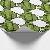 Paisley Character for the Android™ Robot Cadeaupapier (Hoek)
