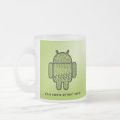 Paisley Character for the Android™ Robot Matglas Koffiemok (Links)