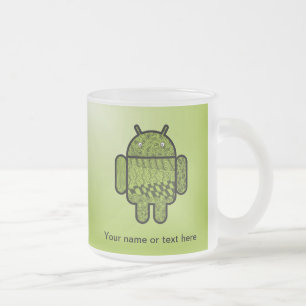 Paisley Character for the Android™ Robot Matglas Koffiemok