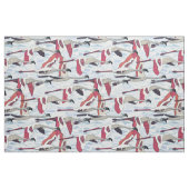 Paisley Cloud Flamingo Flock Stof (Fat Quarter)