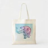 Paisley Colorful Elephant Tote Bag (Voorkant)