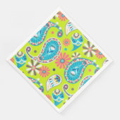 Paisley Colorful Paper Napkin Servet (Hoek)