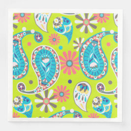 Paisley Colorful Paper Napkin Servet
