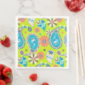 Paisley Colorful Paper Napkin Servet (Insitu)