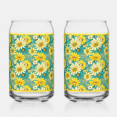 Paisley Daisy Soda Glass Blikvorm Glas (Rechts)