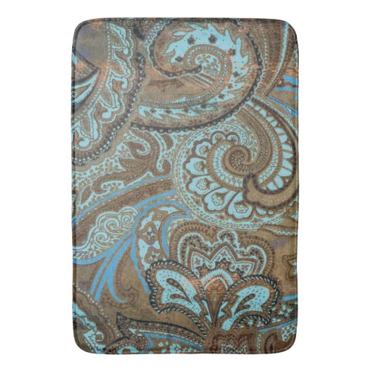 Paisley Damask - Bathmat Badmat (Voorkant Verticaal)