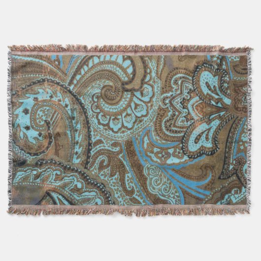 Paisley Damask - Blanket Deken (Voorkant)