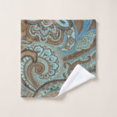 Paisley Damask - Letterhanddoekset Bad Handdoek (Wasdoekje)