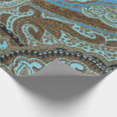 Paisley Damask - Verpakkingspapier Cadeaupapier (Hoek)