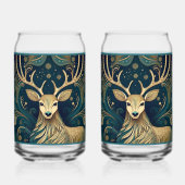 Paisley Deer Blikvorm Glas (Achterkant)