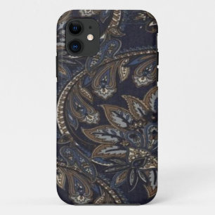 Paisley Denim Print Hoesje-Mate iPhone 5 Case-Mate iPhone Case