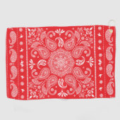 Paisley Design-1 Golf Towel Golfhanddoek (Horizontaal)