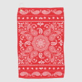 Paisley Design-1 Golf Towel Golfhanddoek (Voorkant)