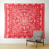 Paisley Design-1 Tapestry Wandkleed (In Situ (horizontaal))