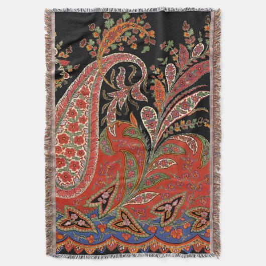 Paisley Design #5 bij SusieJayne Deken (Voorkant Verticaal)