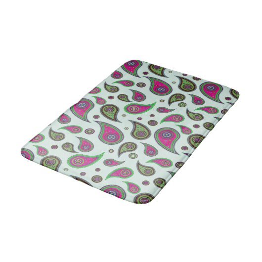 Paisley Design Bath Mat (Gekanteld)