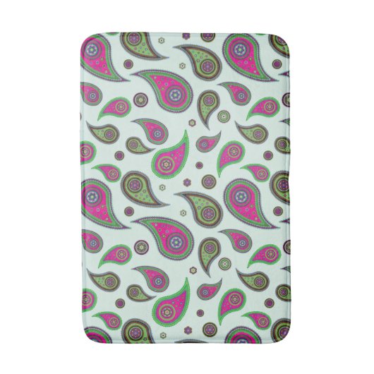 Paisley Design Bath Mat (Voorkant Verticaal)