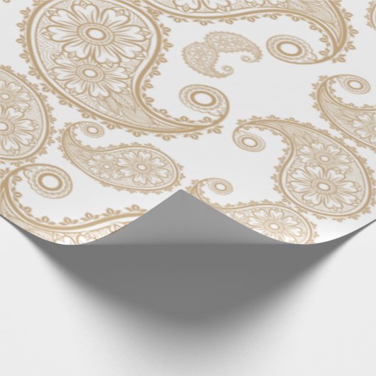 Paisley Design Cadeaupapier (Hoek)