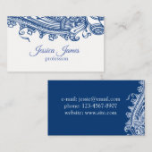 Paisley Design Visitekaartje (Voorkant / Achterkant)