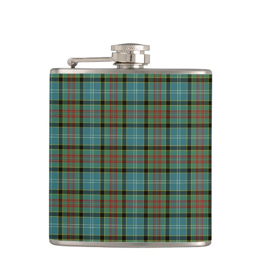 Paisley District Tartan Hip Flask Heupfles (Voorkant)